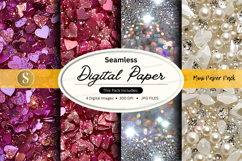 Seamless digital paper pack textures background design Product Image 1