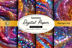 Seamless glitter digital paper pack background texture Product Image 1