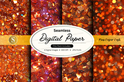 Seamless digital paper texture with glitter background desig Product Image 1