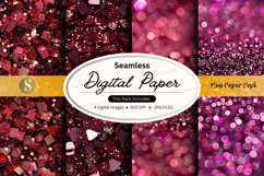 Seamless digital paper texture with glitter sparkle backgrou Product Image 1
