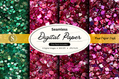 Seamless pink floral digital paper texture background Product Image 1
