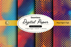 Seamless digital paper textures pack with vibrant patterns a Product Image 1