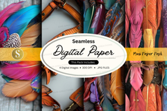 Seamless digital paper textures pack colorful abstract desig Product Image 1