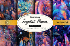 Seamless digital paper textures abstract colorful background Product Image 1