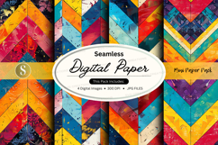 Seamless digital paper patterns colorful abstract background Product Image 1