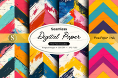 Seamless digital paper patterns colorful abstract textures Product Image 1