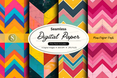 Colorful seamless digital paper patterns pack abstract desig Product Image 1