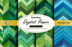Seamless digital paper pack with tropical leaf patterns Product Image 1