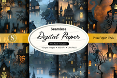 Seamless digital paper texture vintage gold foil mockup Product Image 1