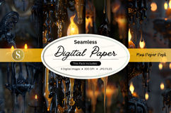 Seamless digital paper texture with gold foil glitter backgr Product Image 1