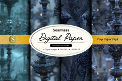 Seamless digital paper texture pack vintage grunge design Product Image 1