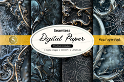 Seamless digital paper pack vintage floral design background Product Image 1