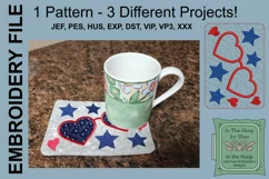 Patriotic Sunglasses Mug Rug or Doorknob Hanger Product Image 2