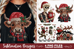 Preppy Rustic Christmas Patchwork Sublimation Designs Product Image 5