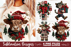 Preppy Rustic Christmas Patchwork Sublimation Designs Product Image 8