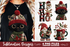 Preppy Rustic Christmas Patchwork Sublimation Designs Product Image 8