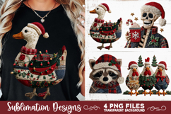 Preppy Rustic Christmas Patchwork Sublimation Designs Product Image 4