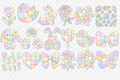 Cute Patchwork Alphabet bundle | Patchwork Animals, flowers Product Image 4