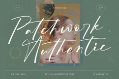 Patchwork Authentic - Stylish Handwritten Font Product Image 1