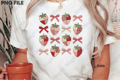 Patchwork Boho Summer Strawberry PNG Product Image 2