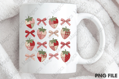 Patchwork Boho Summer Strawberry PNG Product Image 4