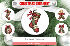 Patchwork Christmas Ornament Product Image 1