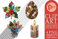 Christmas Folk Art Sublimation Product Image 1