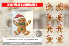 Mug Wrap Patchwork Gingerbread Product Image 1