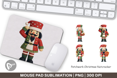 Mouse Pad Patchwork Nutcracker Product Image 1