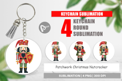 Keychain Patchwork Nutcracker Product Image 1