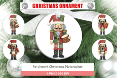 Ornament Patchwork Nutcracker Product Image 1