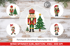 Wind Spinner Patchwork Nutcracker Product Image 1