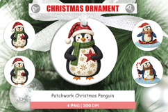 Ornament Patchwork Penguin Product Image 1