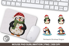 Mouse Pad Patchwork Penguin Product Image 1