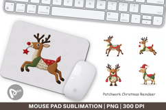 Mouse Pad Patchwork Reindeer Product Image 1