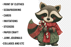 Patchwork Christmas Stickers PNG Product Image 2