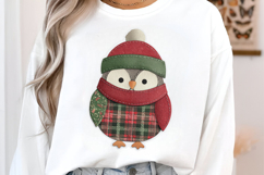 Patchwork Christmas Stickers PNG Product Image 3