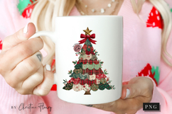 Patchwork Christmas Tree PNG Product Image 2