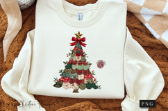 Patchwork Christmas Tree PNG Product Image 3