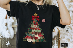 Patchwork Christmas Tree PNG Product Image 6
