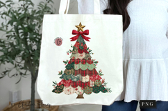Patchwork Christmas Tree PNG Product Image 7