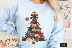 Patchwork Christmas Tree PNG Product Image 8