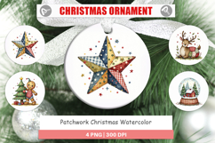 Patchwork Christmas Ornament Product Image 1