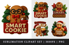 Patchwork Christmas clipart printable sublimation design png Product Image 1