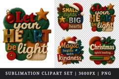 Patchwork Christmas clipart printable sublimation design png Product Image 1