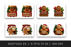 Patchwork Christmas mug wrap printable sublimation design Product Image 2