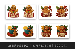 Patchwork Christmas mug wrap printable sublimation design Product Image 2