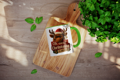 Patchwork Christmas mug wrap printable sublimation design Product Image 4