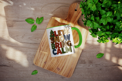 Patchwork Christmas mug wrap printable sublimation design Product Image 4