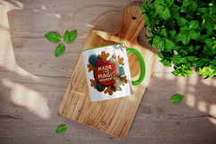 Patchwork Christmas mug wrap printable sublimation design Product Image 4